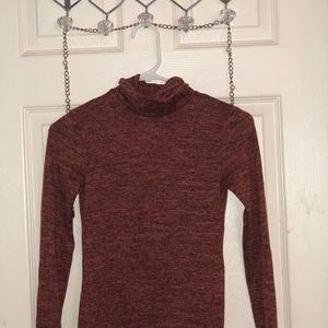 FOREVER21 Pink-purple turtleneck